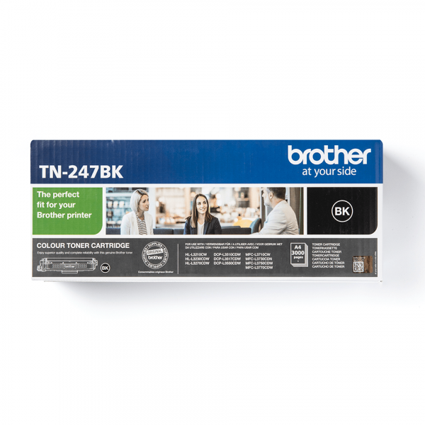 Brother Toner Schwarz TN-247BK für 3.000 Seiten